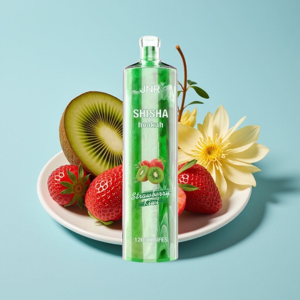 JNR Shisha Hookah 12000 Puffs Vape Desechable Chile vape Fresa Kiwi 750mAh 24ml 0.6 Ohm