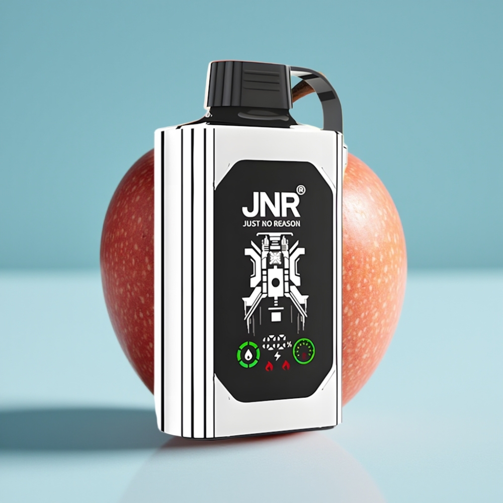 JNR Shisha Hookah Box 20500 Puffs Chile vape Doble Manzana, Pantalla HD, 1000mAh, 25ml, Doble Malla, Tipo-C