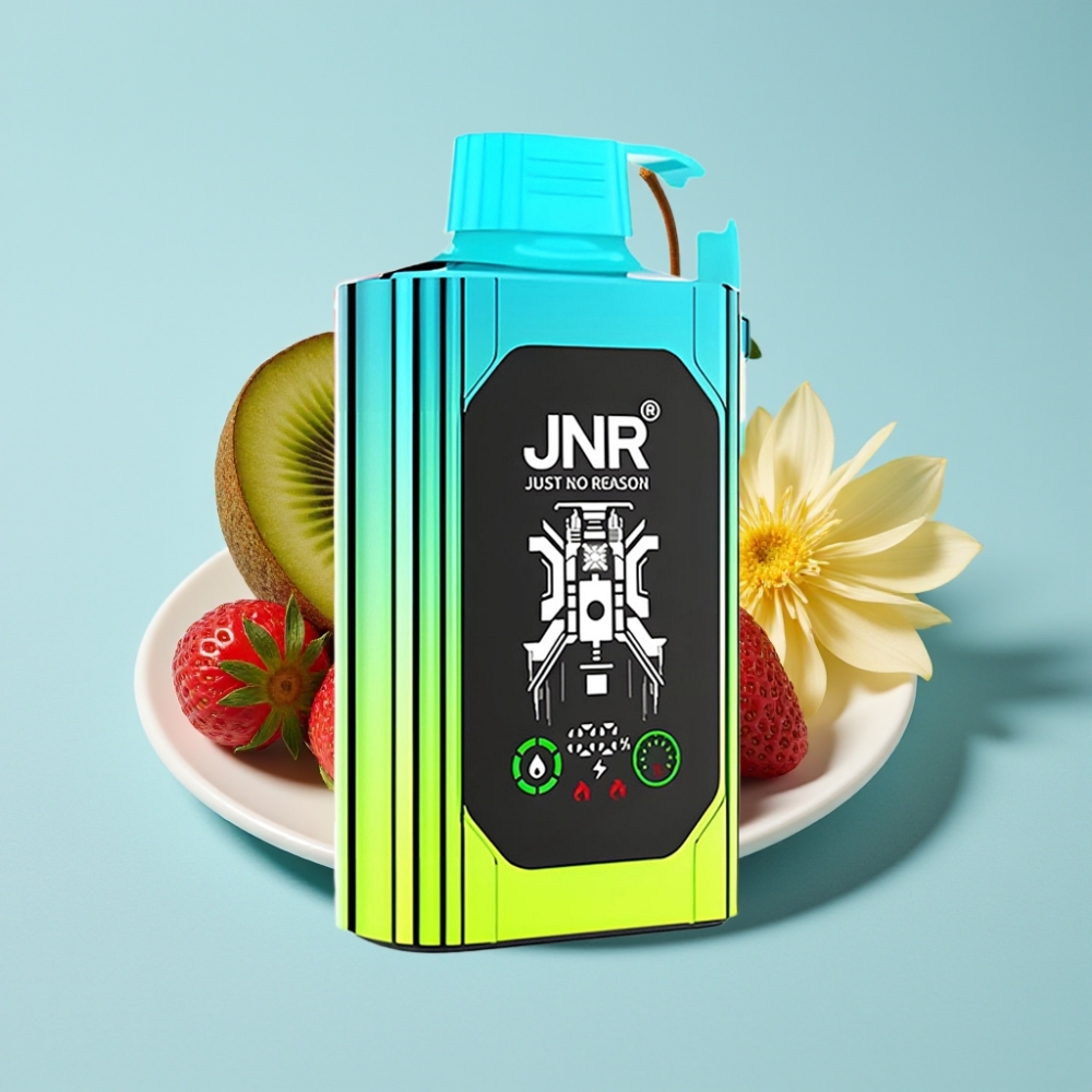 JNR Shisha Hookah Box 20500 Puffs Chile vape Fresa Kiwi HD Display 20500 Puffs 1000mAh 25ml Dual Mesh Coil Type-C 0%,2%,5%