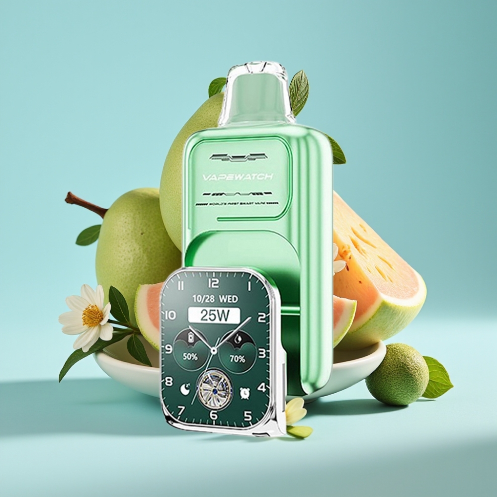 JNR VapeWatch 30000 Puffs Chile Vape Desechable Miami Mint: 30.000 caladas (Modo Regular)