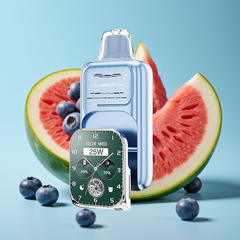 JNR VapeWatch 30000 Puffs Chile vape Desechable Arándano Sandía: 30.000 caladas modo regular