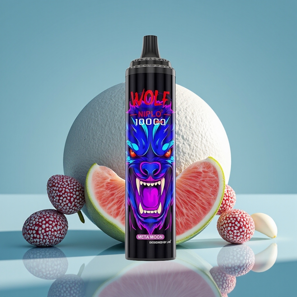 JNR Wolf Niplo 10000 Puffs Chile vape Meta Moon 20ml 5% Tipo-C 650mAh 1.0 Ohm