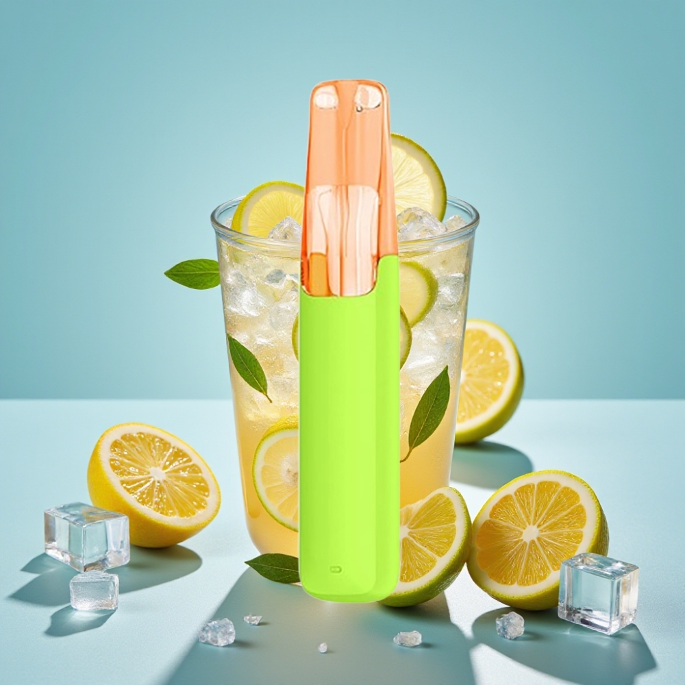 Snowplus Dash 4000 Puffs Disposable Device Chile Vape Té Helado de Limón Efervescente – Atomizador Cerámico, 530 mAh, 7.5 ml, 3%/5% Nicotina