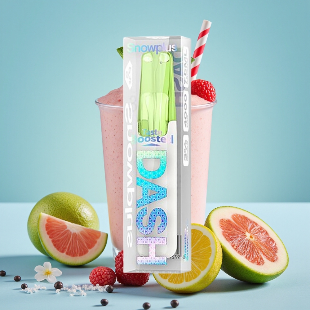 Snowplus Dash 4000 Puffs Dispositivo Desechable Chile Vape Atomizador Cerámico Batería 530 mAh 7.5 ml Matcha Smoothie