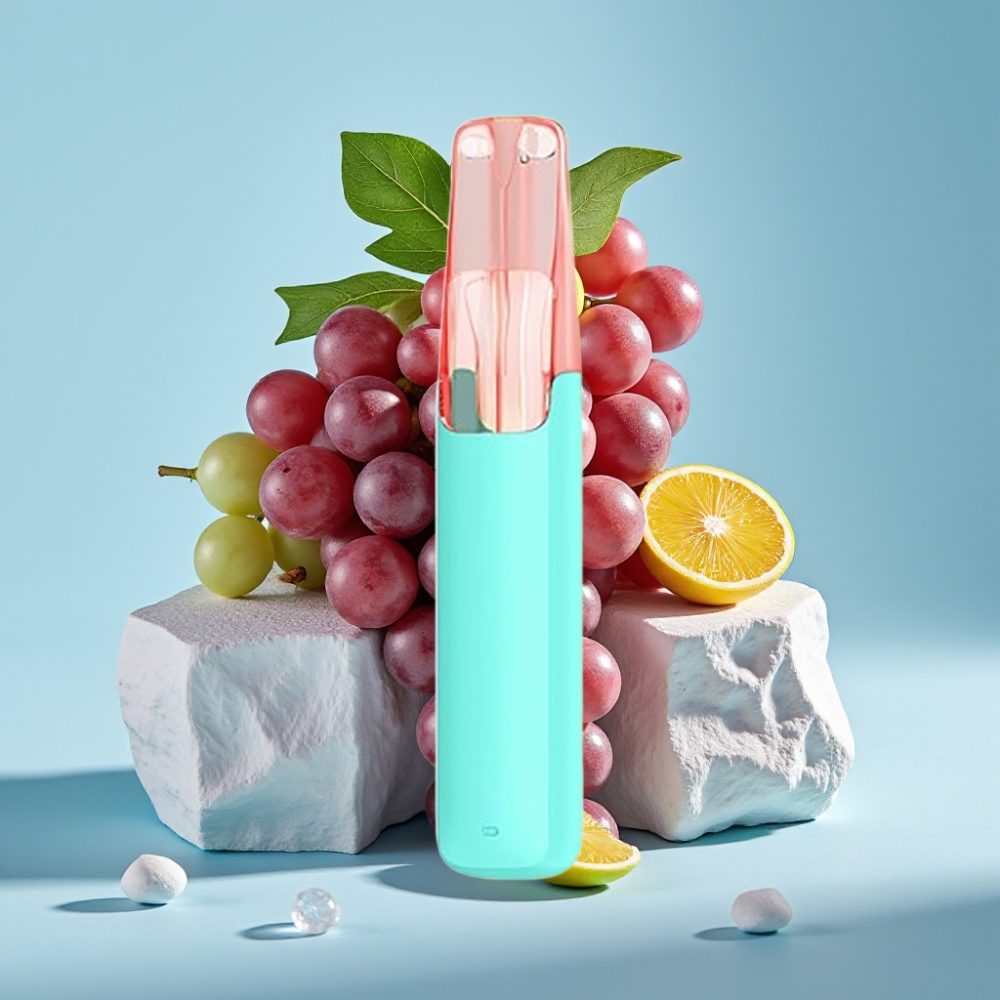 Snowplus Dash 4000 Puffs Dispositivo Desechable Chile Vape Atomizador Cerámico Batería 530 mAh 7.5 ml Uva Ácida