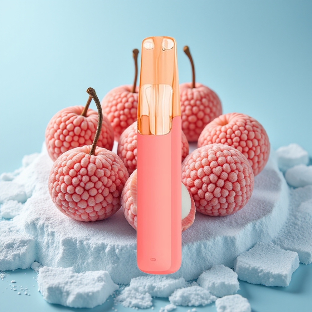 Snowplus Dash 4000 Puffs Dispositivo Desechable Chile Vape Sabor Lichi Hielo Atomizador Cerámico Batería 530 mAh 7.5 ml
