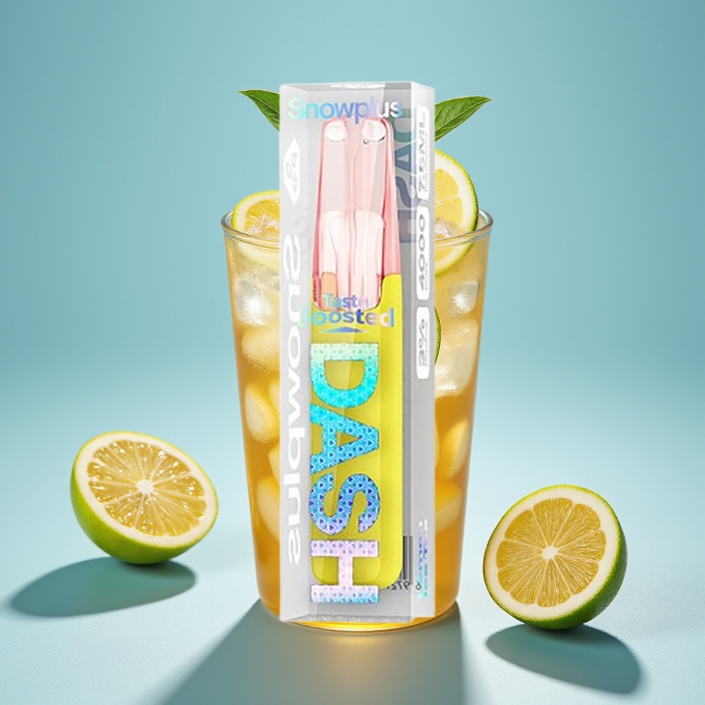 Snowplus Dash 4000 Puffs Dispositivo Desechable Chile Vape Sabor Limón Té Helado Cerámico 530mAh 7.5ml