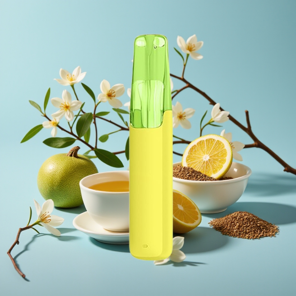 Snowplus Dash 4000 Puffs Dispositivo Desechable Chile Vape Sabor Té Jasmine LongJing, Atomizador Cerámico, Batería 530 mAh, 7.5 ml, 3%/5% Nicotina