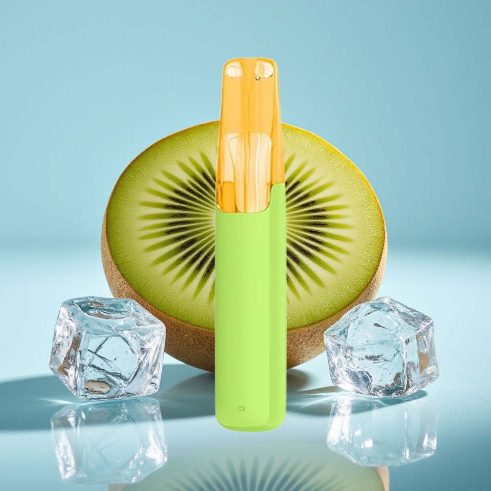 Snowplus Dash 4000 Puffs Dispositivo Desechable Chile Vape con Sabor Kiwi Ice, Atomizador de Cerámica, Batería 530 mAh, 7.5 ml de Líquido