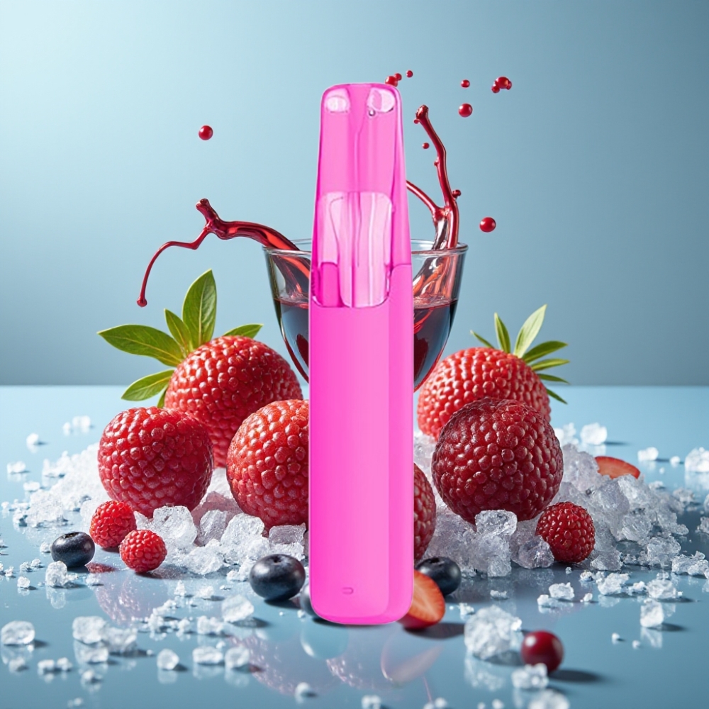 Snowplus Dash 4000 Puffs Dispositivo Desechable Chile vape Atomizador Cerámico 530 mAh 7.5 ml Hielo Vino Tinto