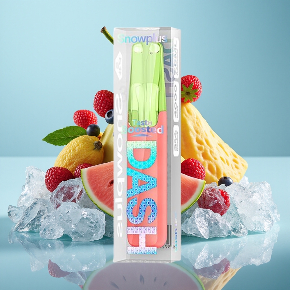 Snowplus Dash 4000 Puffs Dispositivo Desechable Chile vape Sabor Lush Ice, Atomizador Cerámico, Batería 530 mAh, 7.5 ml, 3%/5% Nicotina