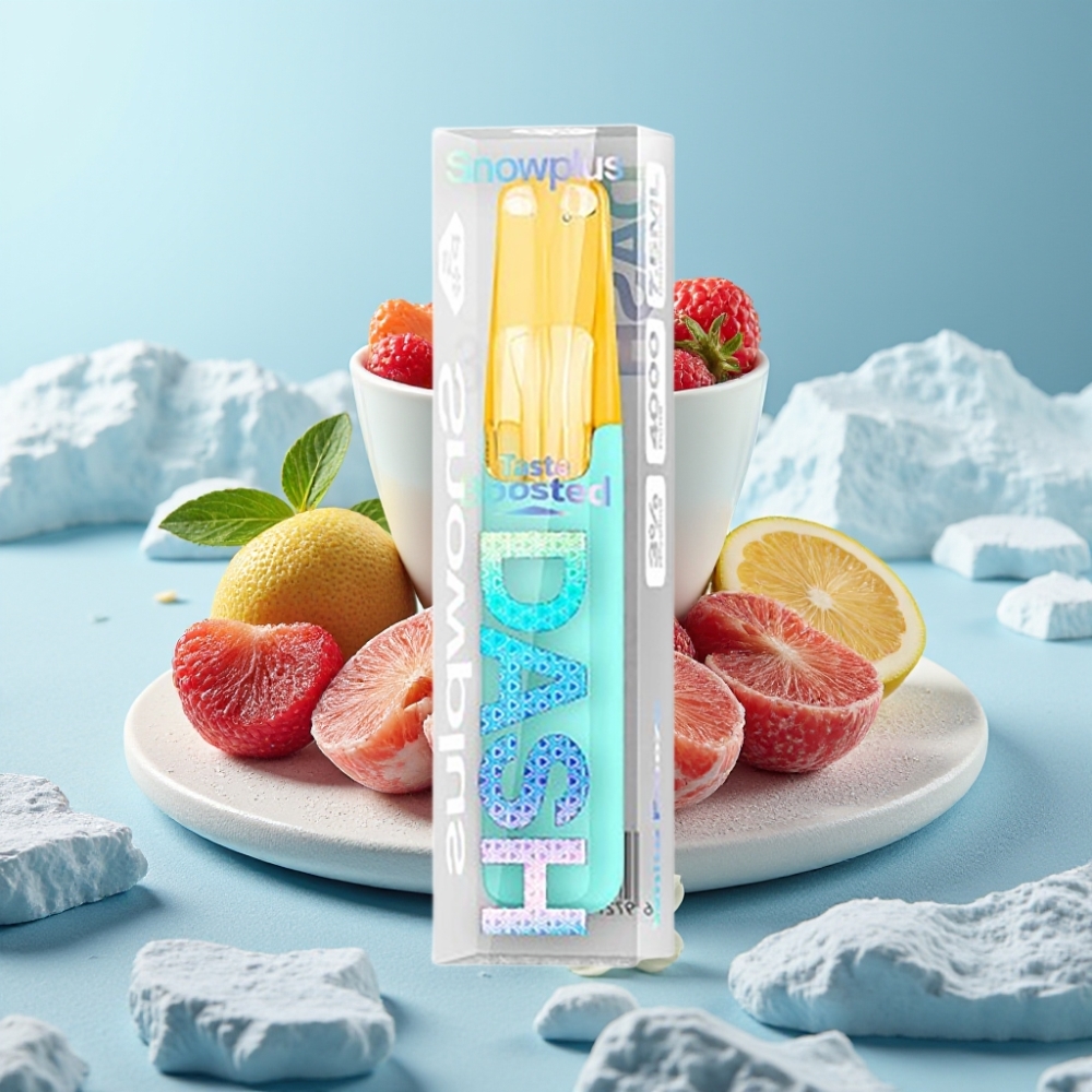 Snowplus Dash 4000 Puffs Dispositivo Desechable White Freeze Chile Vape Atomizador Cerámico Batería 530 mAh 7.5 ml 3%,5% Nicotina