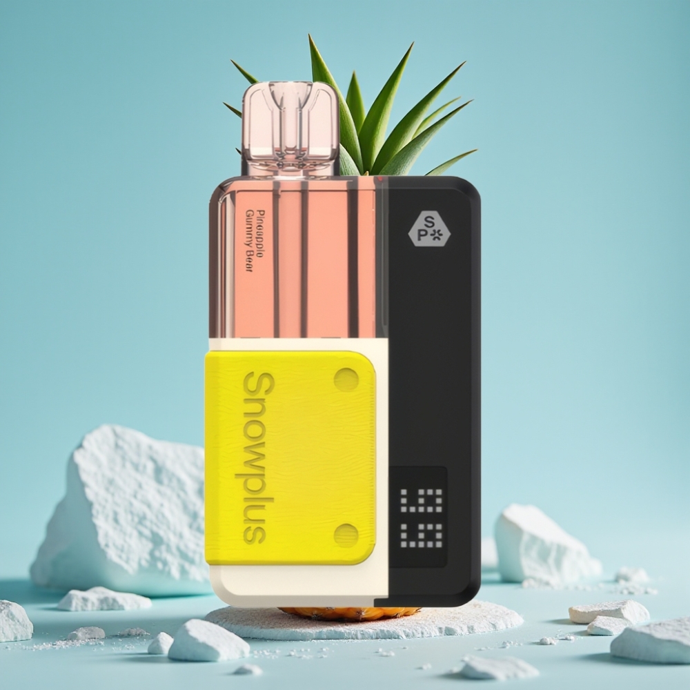 Snowplus Swift Pod Kit 15000 Puffs Chile vape - 2+10ml, Dual Mesh, 1000mAh, Sabor Piña Gummy Bear, 43x81x25mm, 65g, Batería recargable