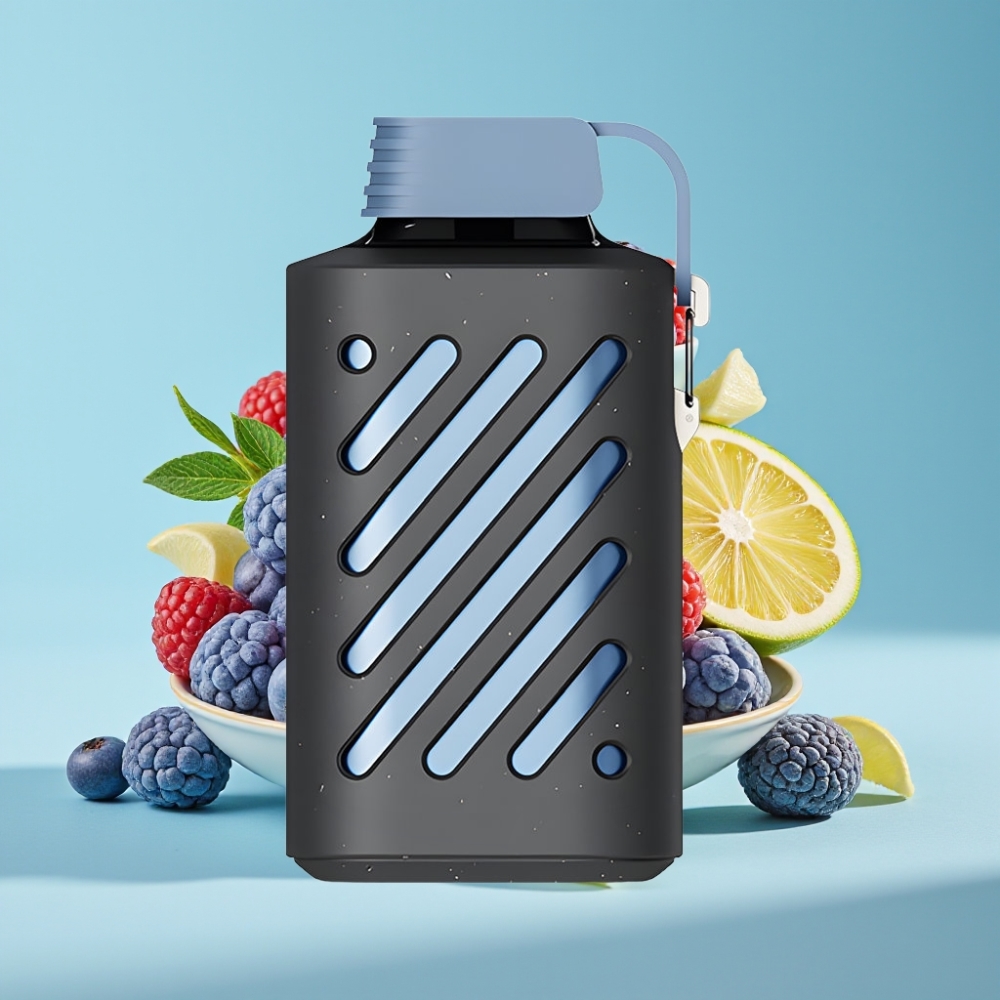 VOZOL GEAR 10000 Desechable Chile Vape Blue Razz Lemon - 10000 Caladas, 30 Sabores, Capacidad de Líquido 20 ml, 500mAh, 20/50mg/ml Nicotina