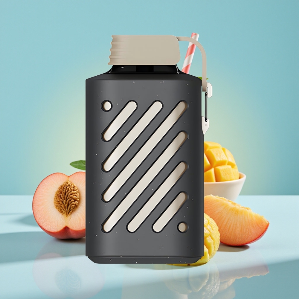 VOZOL GEAR 10000 Desechable Chile Vape - Durazno Mango Smoothie, 10000 Caladas, 20ml, 50mg/ml, Bobina Malla VAMT