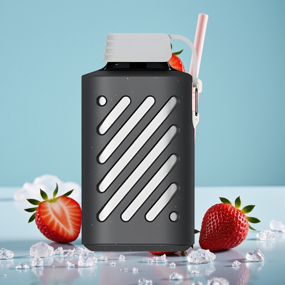 VOZOL GEAR 10000 Desechable Chile Vape - Fresa Smoothie, 10000 Caladas, 30 Sabores, 20ml Capacidad, 65% PCR