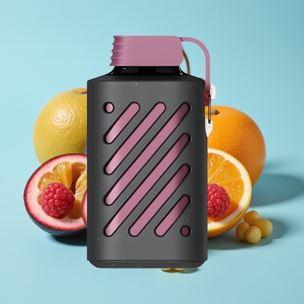 VOZOL GEAR 10000 Desechable Chile Vape Maracuyá Frambuesa Mandarina – 10000 Caladas, 30 Sabores, Capacidad de Líquido 20 ml, Bobina VAMT Mesh, 500mAh