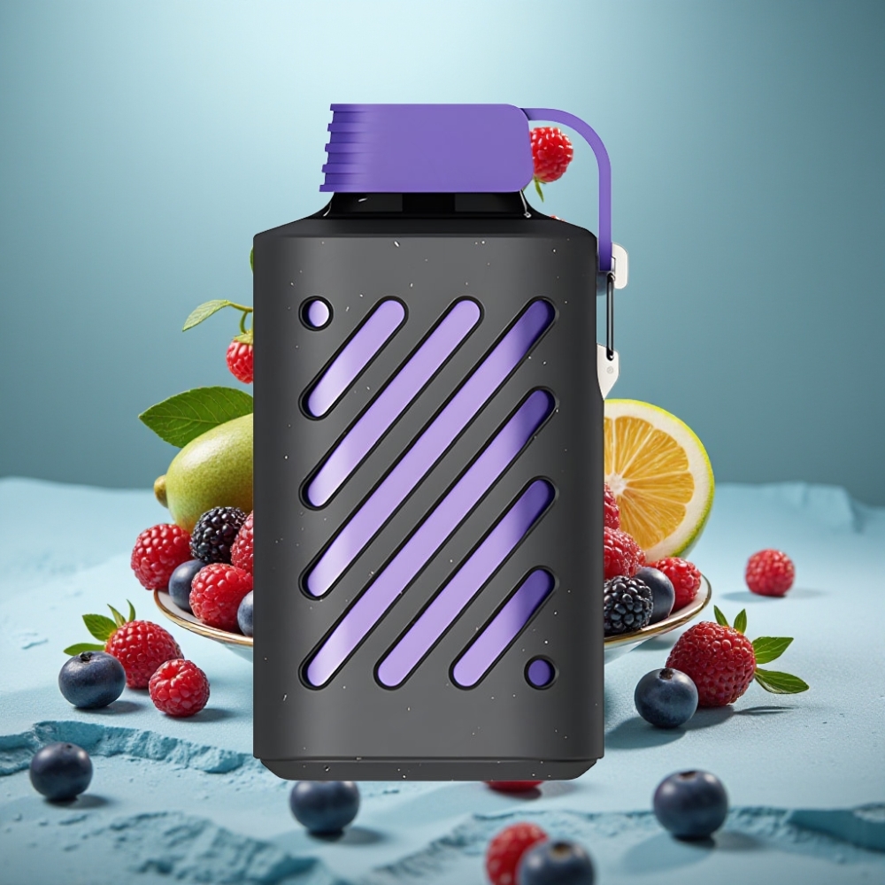 VOZOL GEAR 10000 Desechable Chile Vape Tormenta de Frutas del Bosque - 10000 Caladas, 30 Sabores, 20ml Capacidad, 500mAh