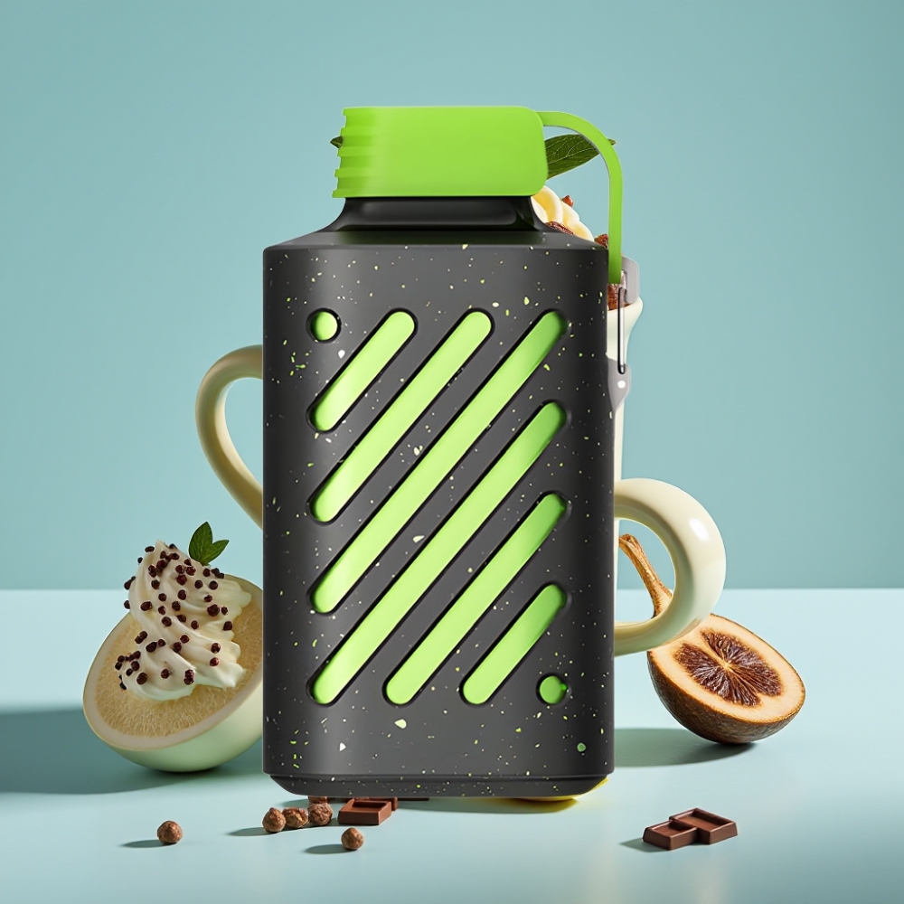 VOZOL GEAR 10000 Vape Desechable Chile Matcha Crema de Chocolate - 10000 Caladas, 20ml Capacidad, 500mAh, 65% Materiales PCR