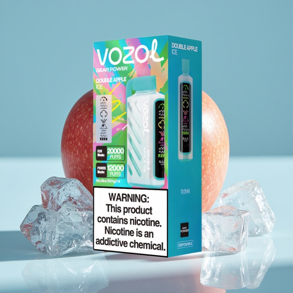 VOZOL Gear Power 20000 Puffs Chile vape Doble Manzana Hielo: Tecnología S.i.L.C.