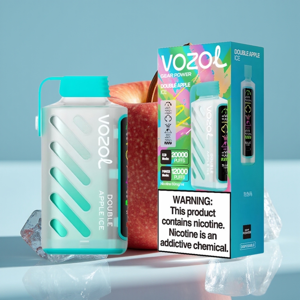 VOZOL Gear Power 20000 Puffs Chile vape Doble Manzana Hielo: Tecnología S.i.L.C.