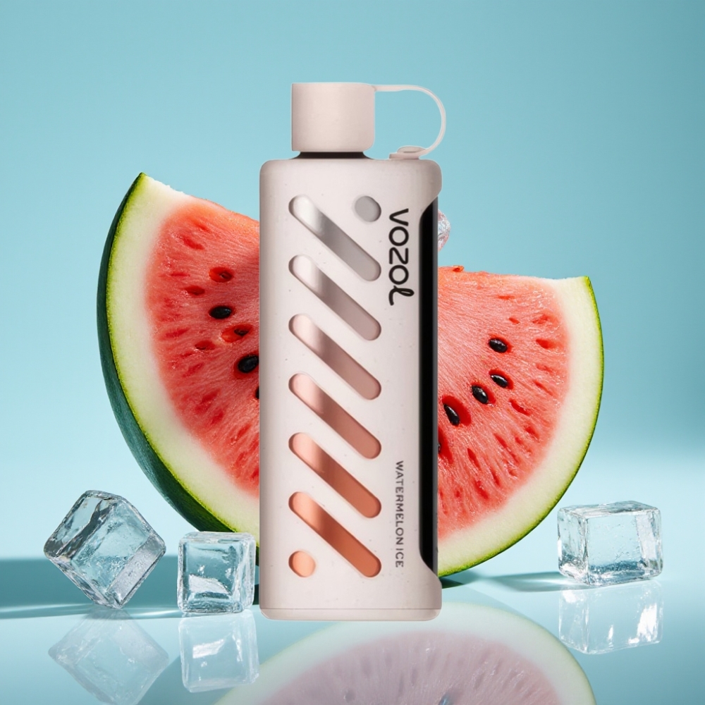 VOZOL Gear Shisha 25000 Puffs Chile Vape Sabor Sandía Helada, 30 Sabores, Chip S.i.L.C, Modos Dual Mesh, Batería 1000mAh, Nicotina 5mg/ml