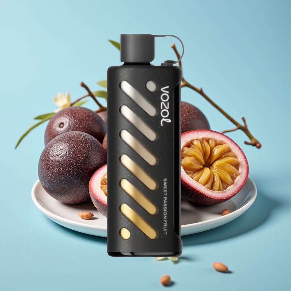 VOZOL Gear Shisha 25000 Puffs Chile vape Fruta de la Pasión Dulce, 30 Sabores, S.i.L.C Tech, Dual Mesh, 1000mAh, 5mg/ml