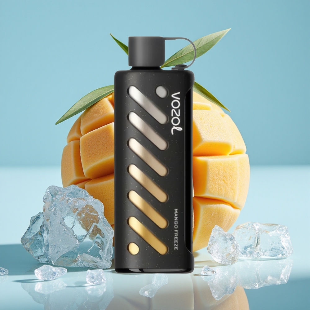 VOZOL Gear Shisha 25000 Puffs Chile vape Mango Freeze, 30 Sabores, S.i.L.C Tech, Dual Mesh, 1000mAh, 5mg/ml
