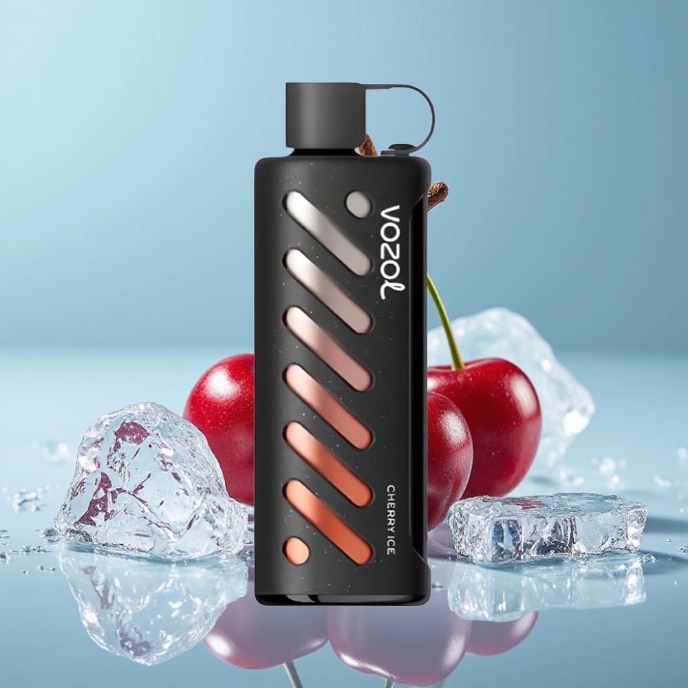 VOZOL Gear Shisha 25000 Puffs Chile vape Sabor Cereza Hielo, 30 Sabores, Tecnología S.i.L.C, Modos Dual Mesh, Batería 1000mAh, Nicotina 5mg/ml