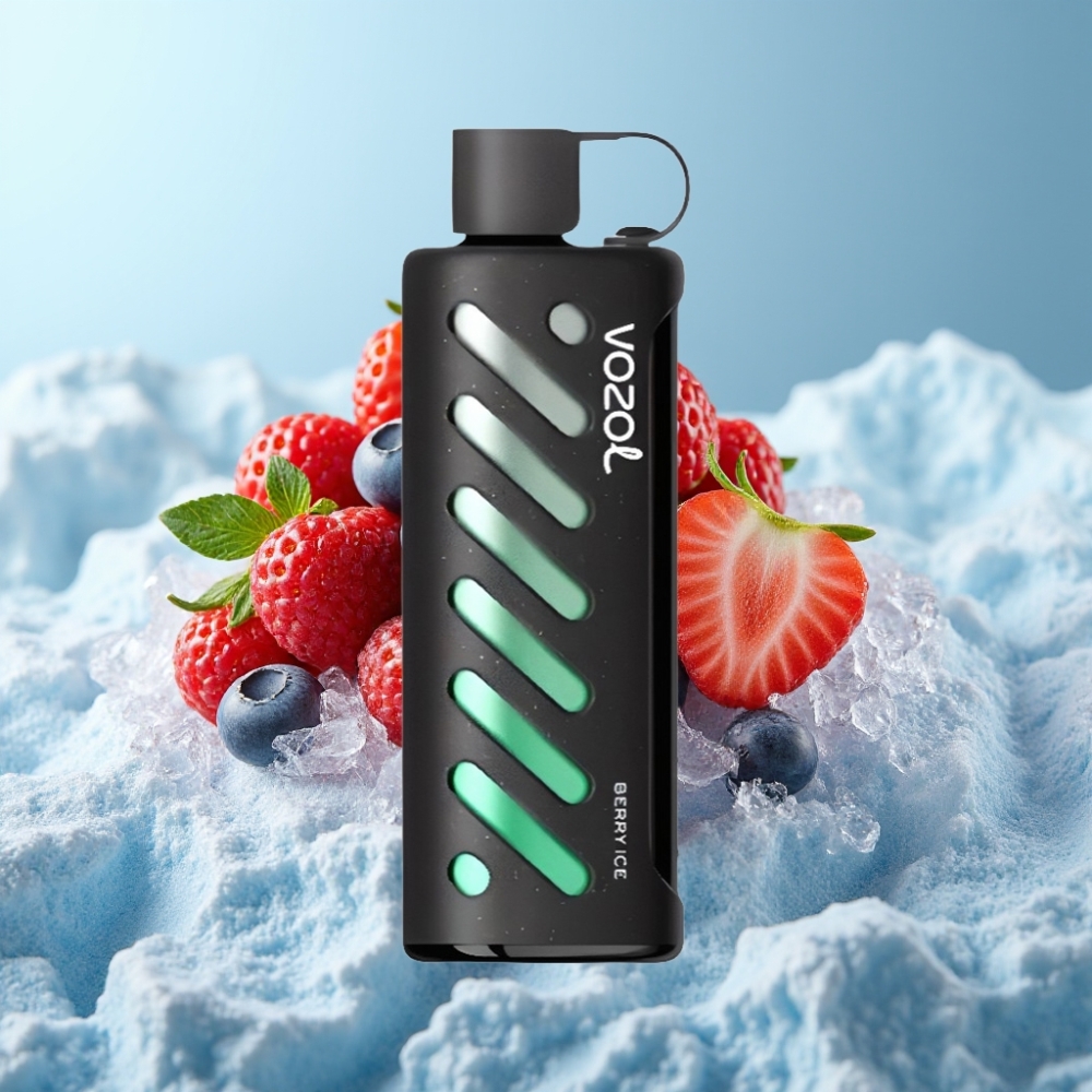 VOZOL Gear Shisha Chile vape 25000 Caladas Sabor Berry Ice 30 Sabores Modos Dual Mesh Batería 1000mAh Nicotina 5mg/ml S.i.L.C Tech
