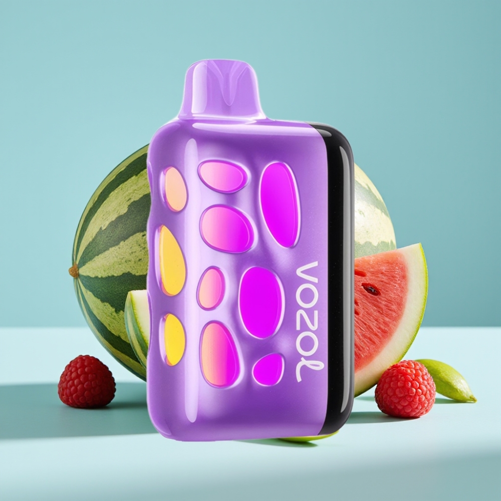 VOZOL RAVE 40000 Chile Vape Desechable Sandía Razz Rancher - Diseño Luminoso 270°, Modo Fiesta, Carga 80% en 20 Min, 1000mAh