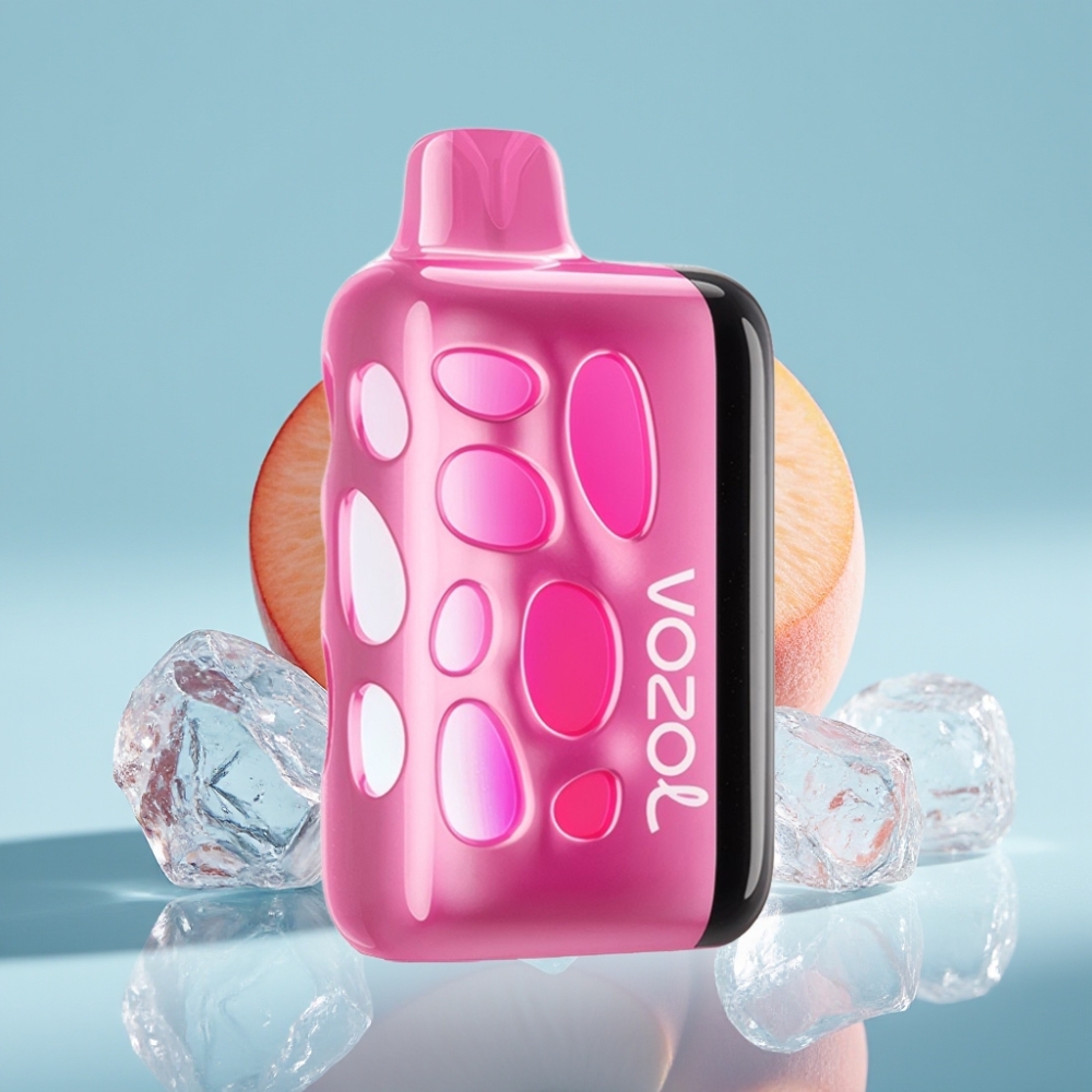 VOZOL RAVE 40000 Chile vape Desechable Melocotón Hielo: Diseño Brillante 270°