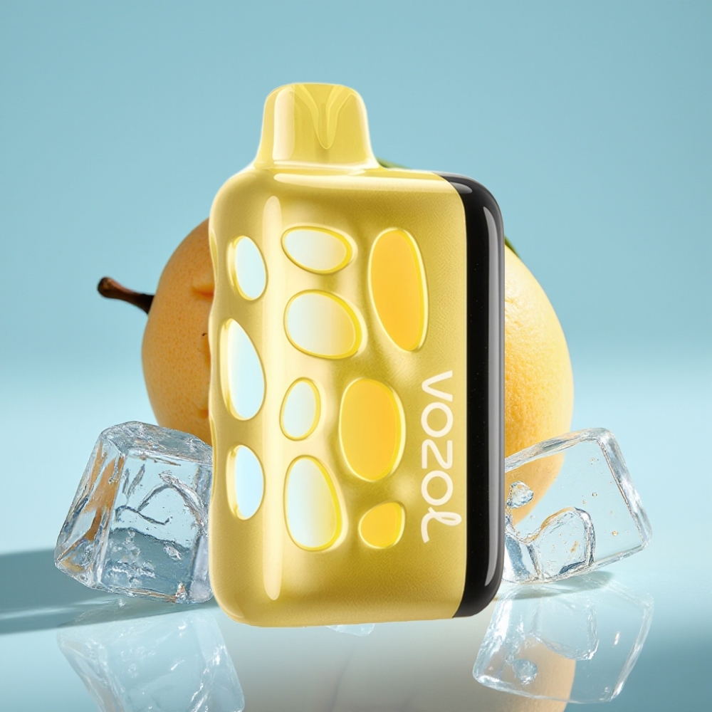 VOZOL RAVE 40000 Desechable Chile Vape Mango Hielo: Diseño Vibrante 270°, Modo Fiesta, Eclipse, 20/50mg/ml, 1000mAh
