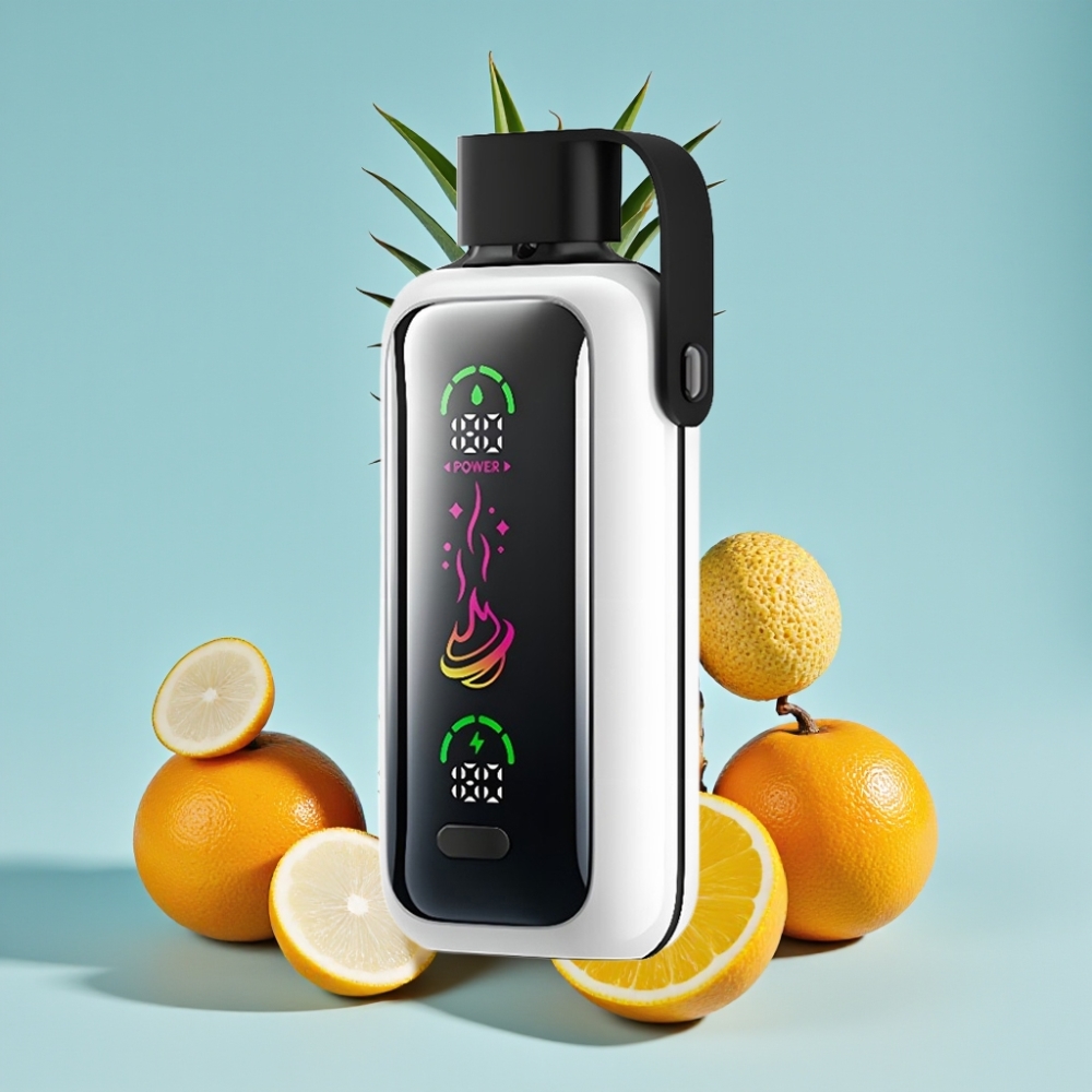 VOZOL Star 20000 Puffs Chile vape: Pantalla HD 2.2", Malla dual, 650mAh, Nicotina 0/20/50mg/ml, Sabor Naranja Piña Lychee