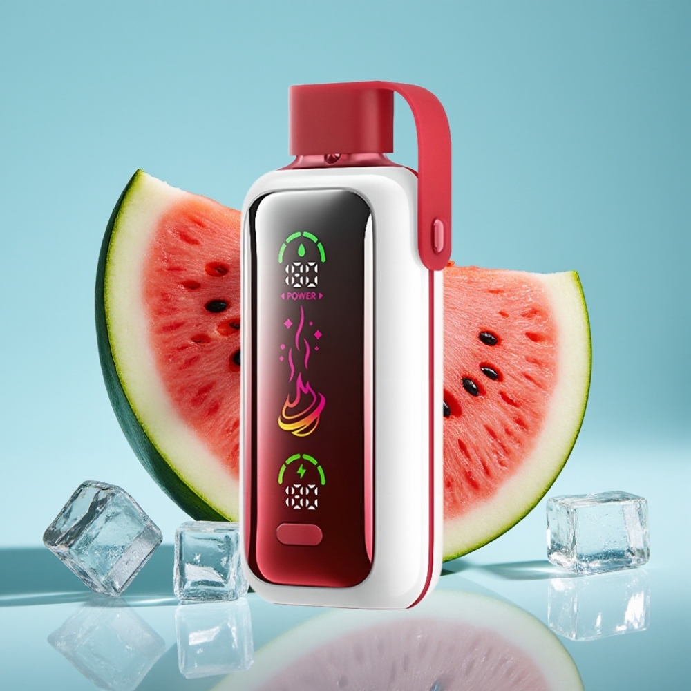 VOZOL Star 20000 Puffs Chile vape con pantalla HD espejo 2.2", doble malla, batería 650mAh, nicotina 0/20/50mg/ml, sabor Sandía Helada