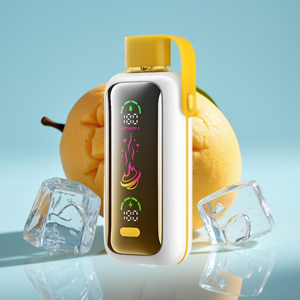 VOZOL Star 20000 Puffs Chile vape con pantalla HD espejo 2.2", doble malla, batería 650mAh, nicotina 0mg/ml/20mg/ml/50mg/ml, sabor Mango Ice