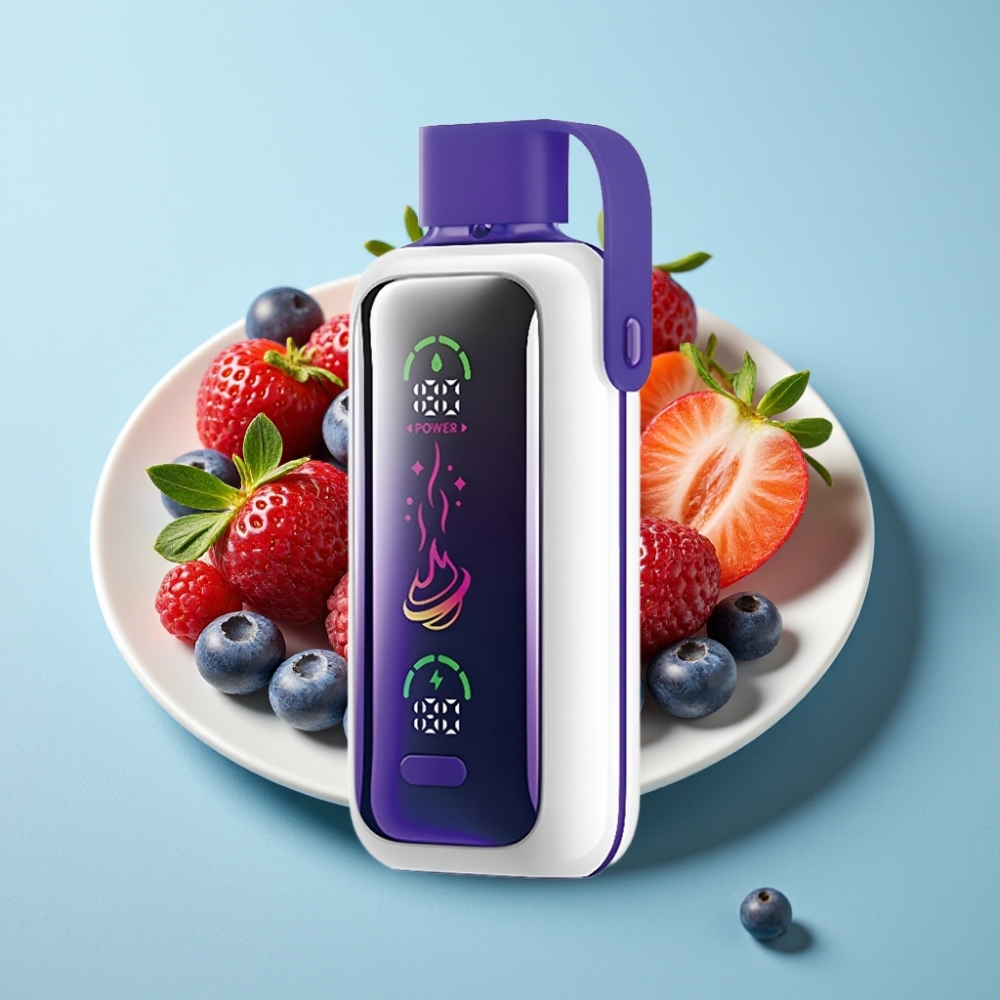 VOZOL Star 20000 Puffs Vape Chile vape con pantalla HD espejo 2.2", dual mesh, batería 650mAh, nicotina 0mg/ml,20mg/ml,50mg/ml, sabor Mixed Berries