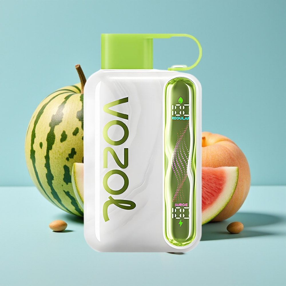 VOZOL STAR 40000 Puffs Chile Vape Desechable Sandía Durazno Ácido, Batería 1000mAh, Nicotina 20/50mg/ml, Tipo-C