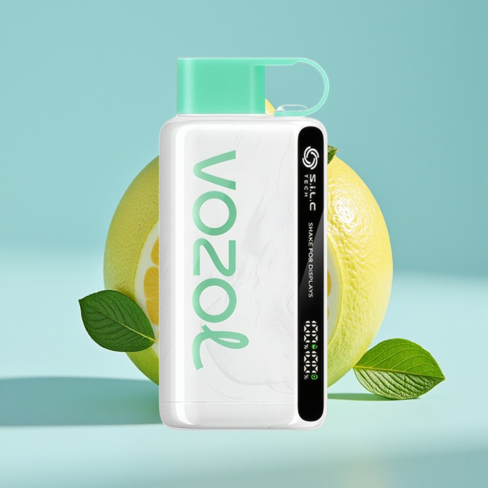 VOZOL STAR 9000/12000 Desechable Chile Vape Sabor Limón Menta con Pantalla por Agitación