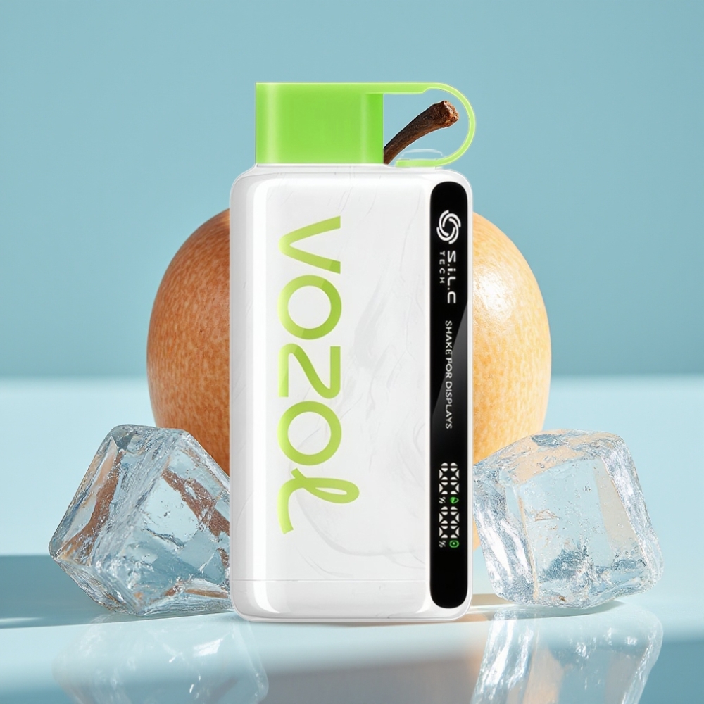 VOZOL STAR 9000/12000 Desechable Chile Vape Sour Apple Ice con Agitar para pantalla