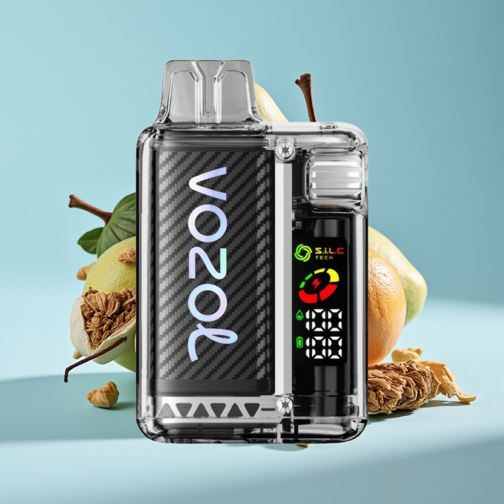 VOZOL Vista 20000 Puffs Chile vape Recargable Batería 650mAh Nicotina 2% Pantalla OLED Sabor Vanicreme Tobacco TPD Compatible