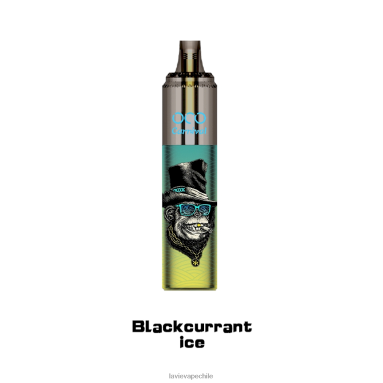 D4V2D348 Lavie Desechable - hielo de grosella negra LAVIE OCO carnaval 10000 bocanadas