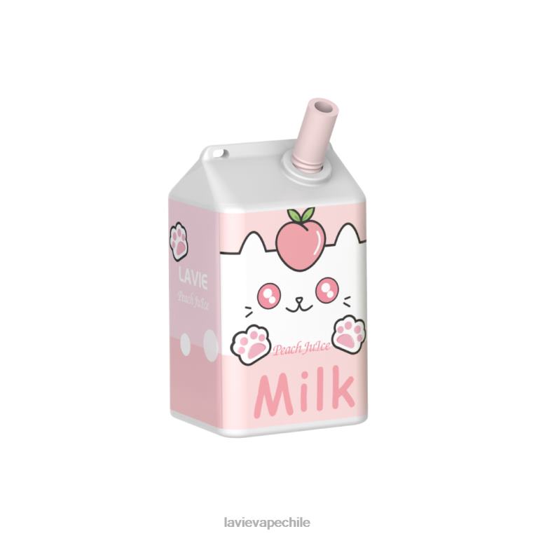 D4V2D179 Lavie Vape Sabores - jugo de durazno LAVIE MILK 7000 bocanadas